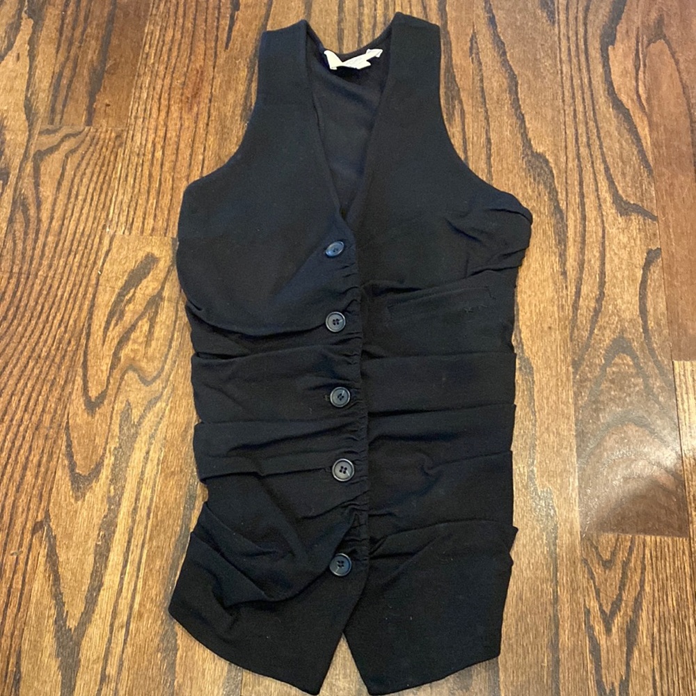 Elizabeth and James black vest